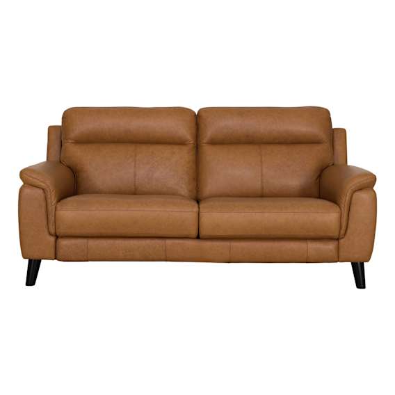 Forbes Fixed 2 Seater in Urbane Leather Light Brown