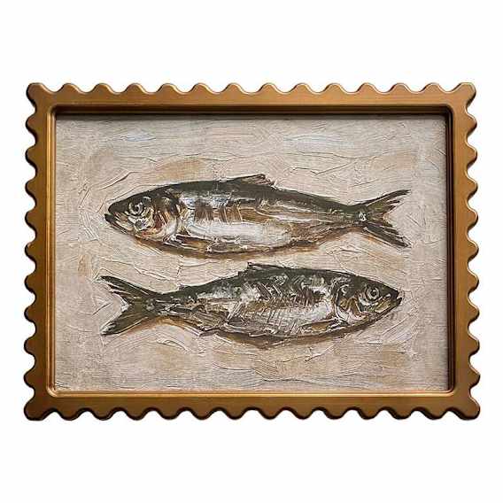 Fresh Catch Framed Print in 60 x 45cm