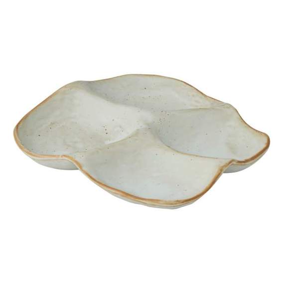 Francis Serving Plate Small 17x2.5cm in Natural