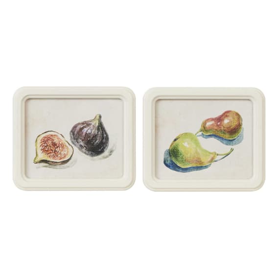 Frutta Framed Print Set of 2 in 21 x 18cm
