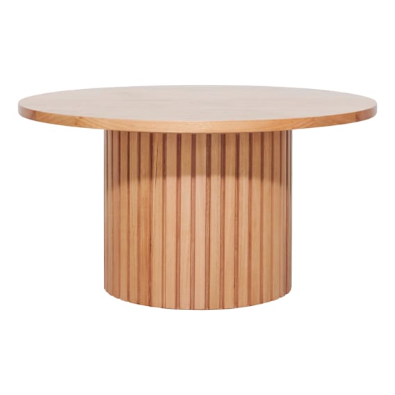 Gabino Round Coffee Table 85cm in Australian Messmate