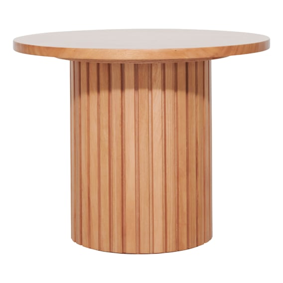 Gabino Round Side Table 66cm in Australian Messmate