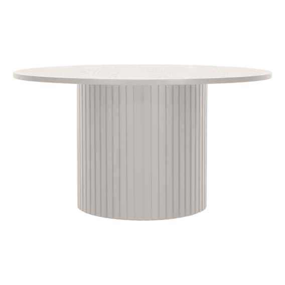 Gabino Round Dining Table 150cm in White