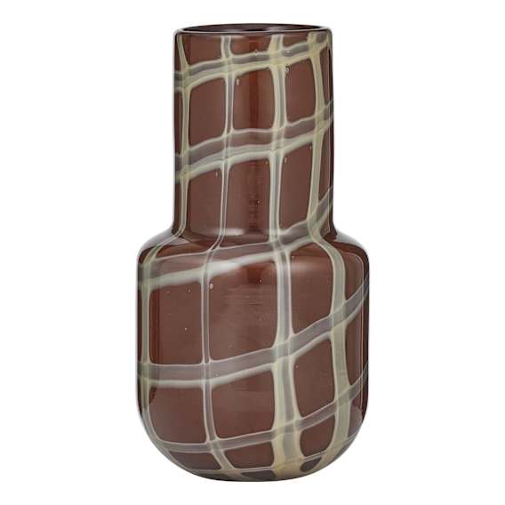 Gannon Vase 13x25cm in Chocolate