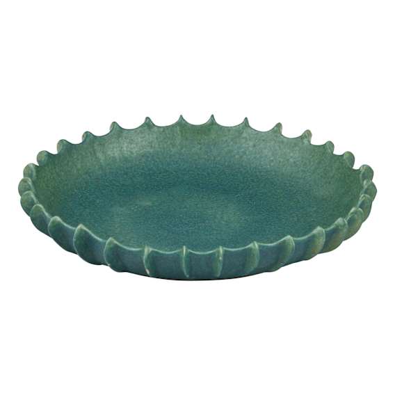 Gaia Platter 37x7cm in Teal