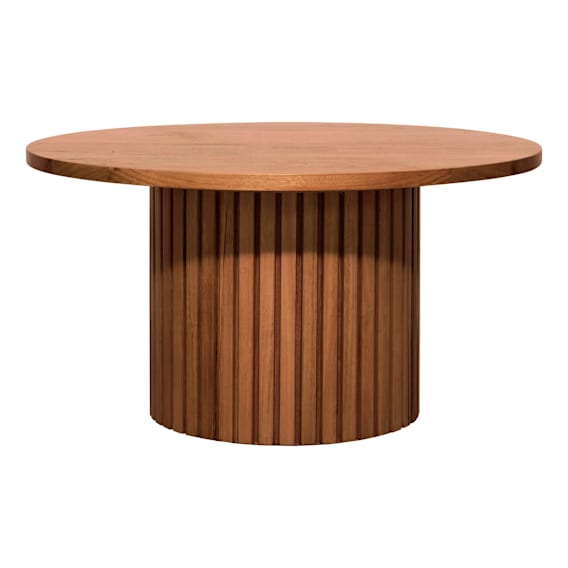Gabino Round Coffee Table 85cm in Tasmanian Blackwood