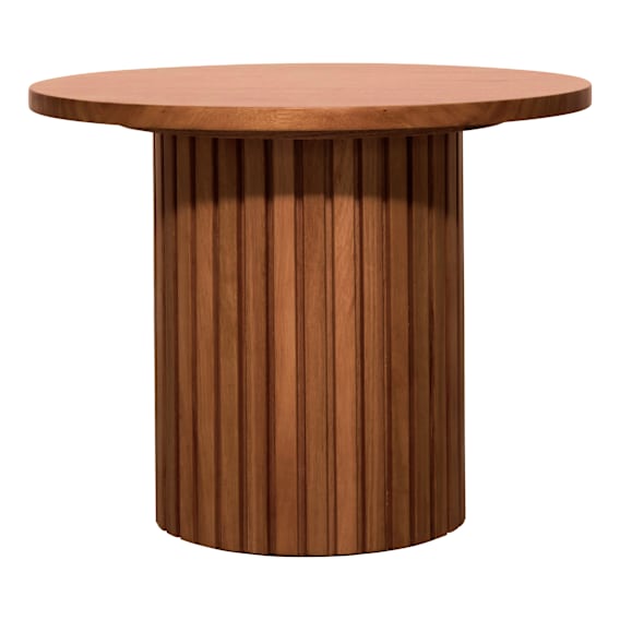 Gabino Round Side Table 66cm in Tasmanian Blackwood