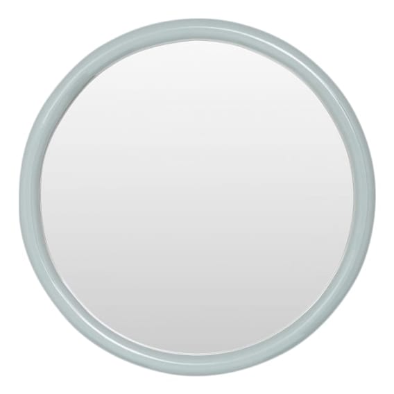 Gertrude Round Mirror 100cm in Dusty Blue