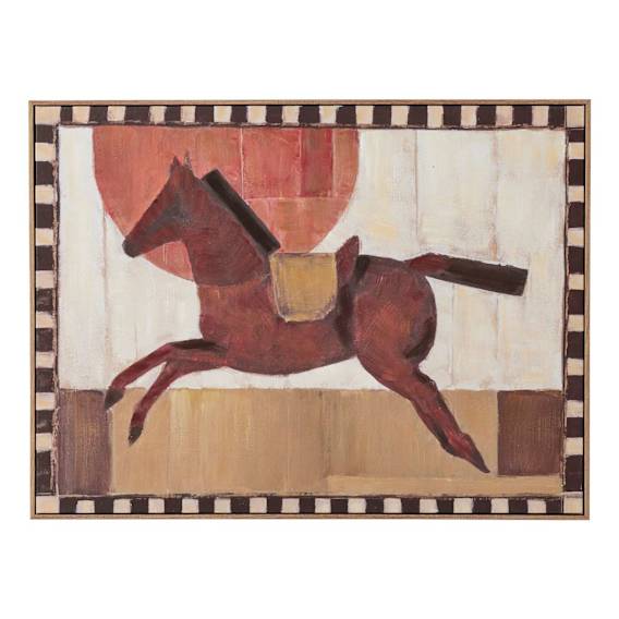 Giddyup Box Framed Canvas in 80 x 60cm