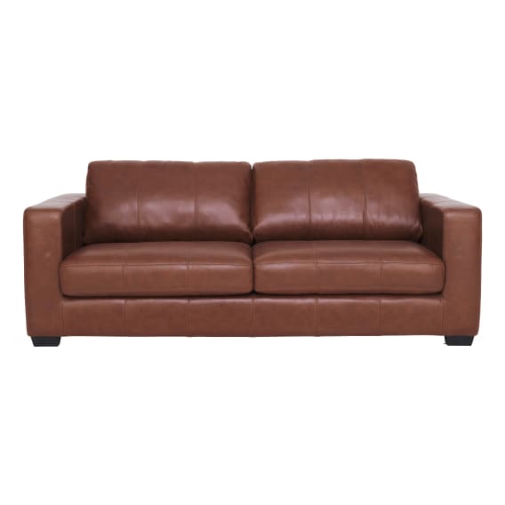 Gordon 2.5 Seater Sofa in Leather Cognac