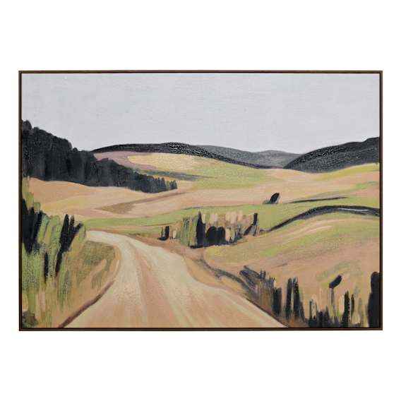 Golden Fields Box Framed Canvas in 140 x 100cm