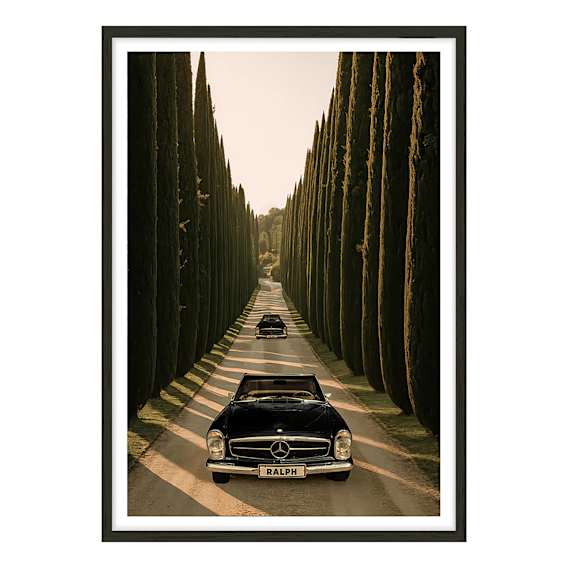 Grand Approach Framed Print in 118 x 165cm