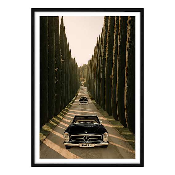 Grand Approach Framed Print in 118 x 165cm