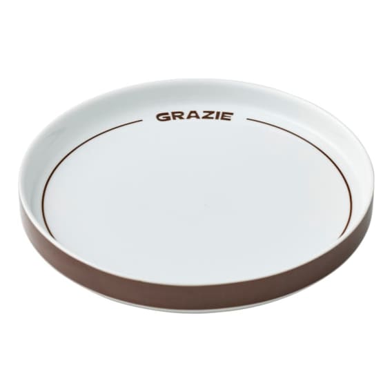 Grazie Side Plate 21x3cm in Cocoa