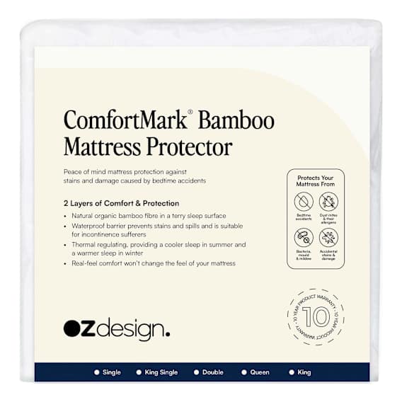 Guardsman Mattress Protector Comfortmark Bamboo in Double