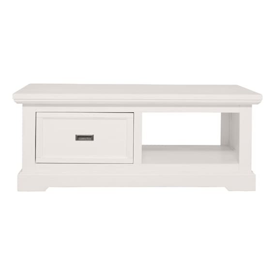 Hamptons Coffee Table 120cm in Acacia White