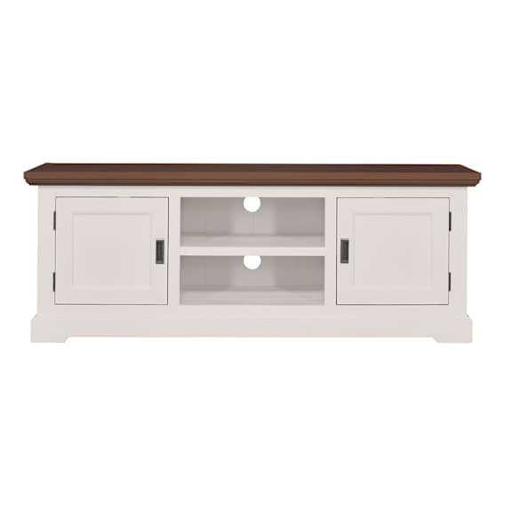 Hamptons Entertainment Unit 160cm in Acacia Two Tone