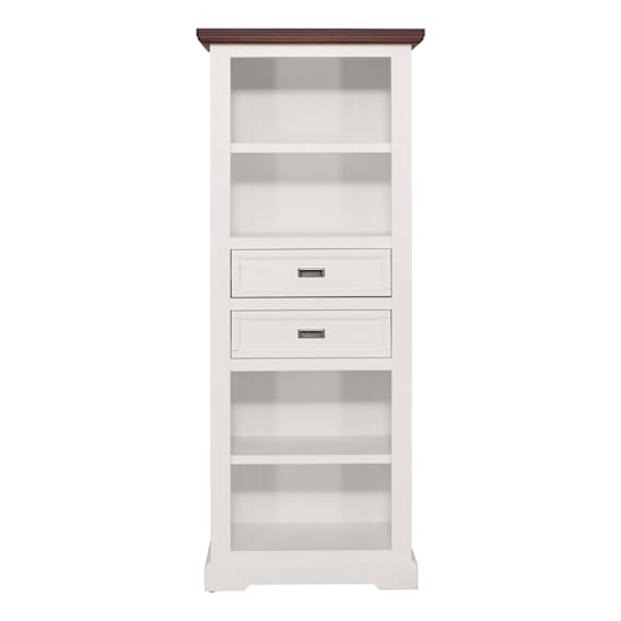 Hamptons Bookcase in Acacia Two Tone