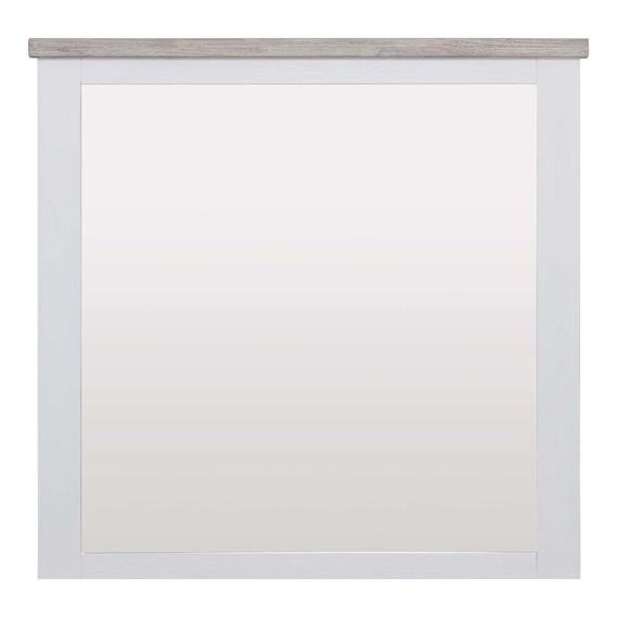 Halifax Dresser Mirror in Acacia Grey / White