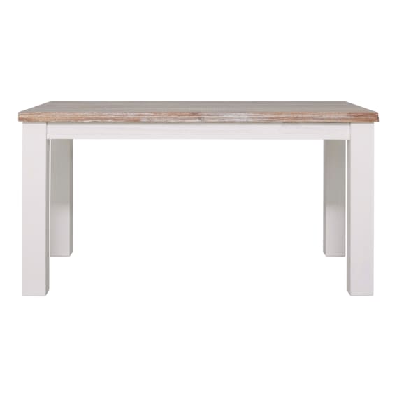 Halifax Dining Table 150cm in Acacia Grey / White
