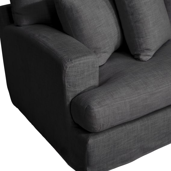 Wide Armchair Material and Finishes