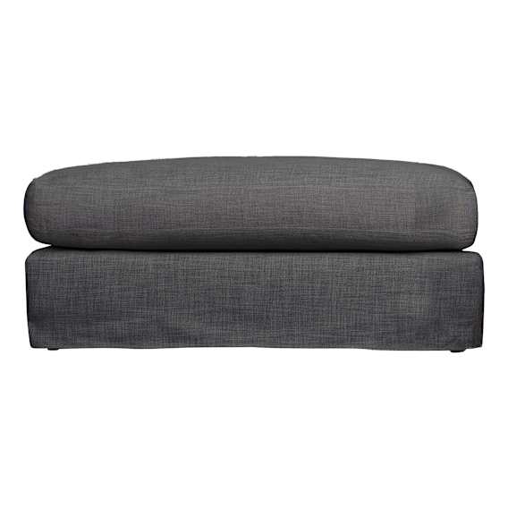 Harley Ottoman in Stella Dark Grey