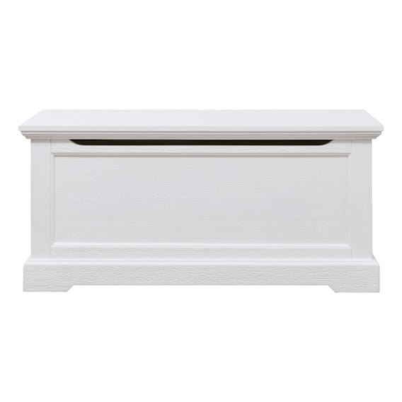 Hamptons Blanket Box in Acacia White