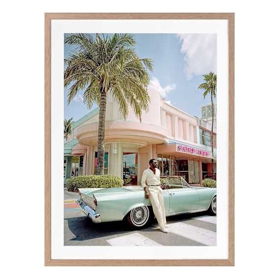 Havana Days Framed Print in 84 x 105cm