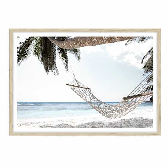 Hammock Haven Framed Print in 165 x 118cm