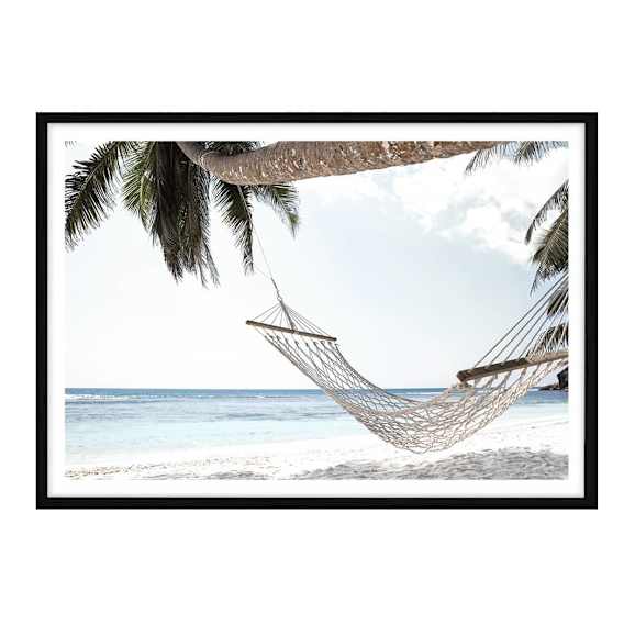 Hammock Haven Framed Print in 143 x 103cm