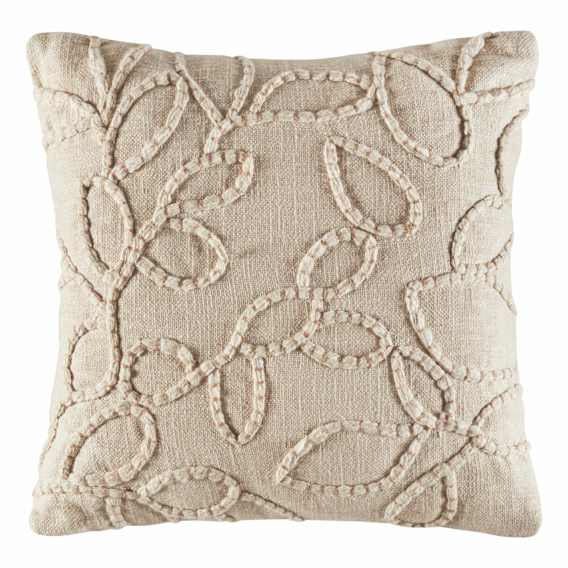 Hampstead Feather Fill Cushion 50x50cm in Natural