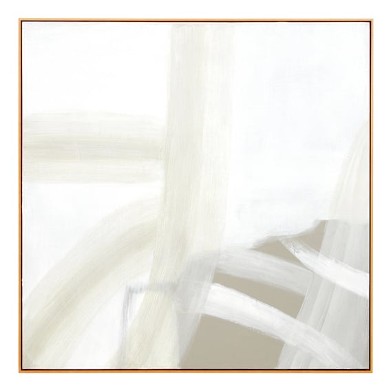 Halcyon Natural Box Framed Canvas in 124 x 124cm