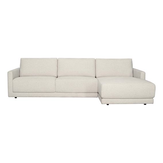 Hendrix 3 Seater Sofa + Chaise RHF in Prince Beige