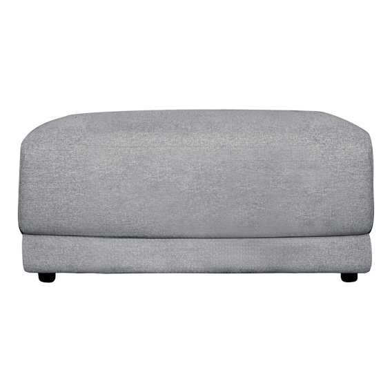 Hendrix Ottoman in Prince Grey