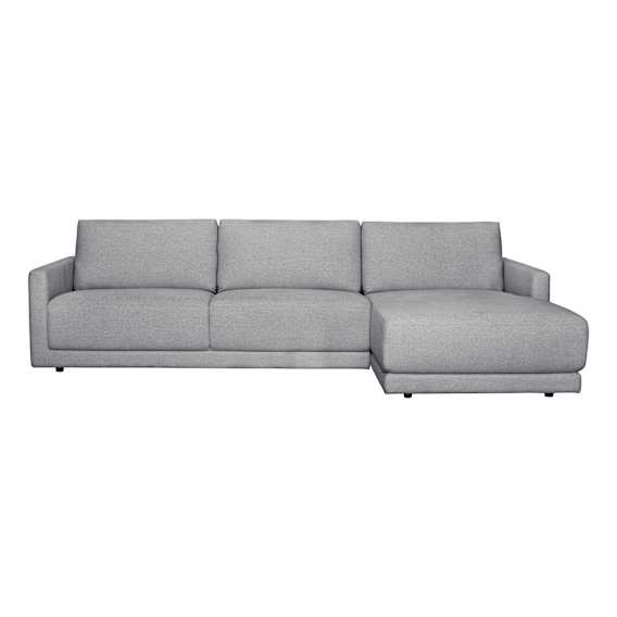 Hendrix 3 Seater Sofa + Chaise RHF in Prince Grey