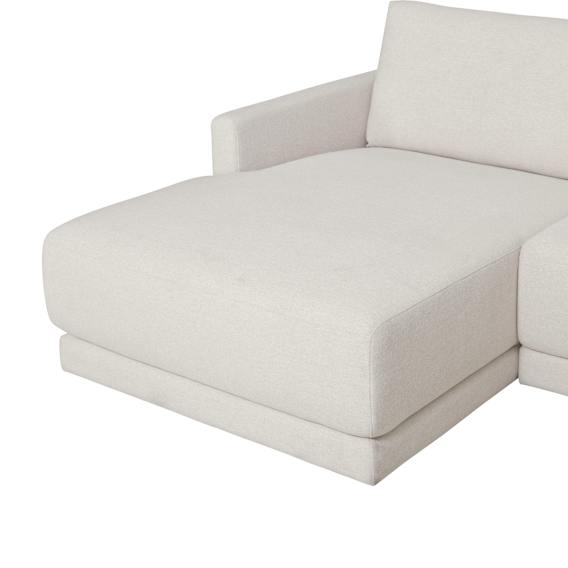 2 Seater + Chaise Material and Finishes