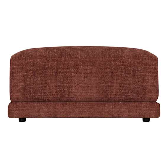 Hendrix Ottoman in Lila Rust
