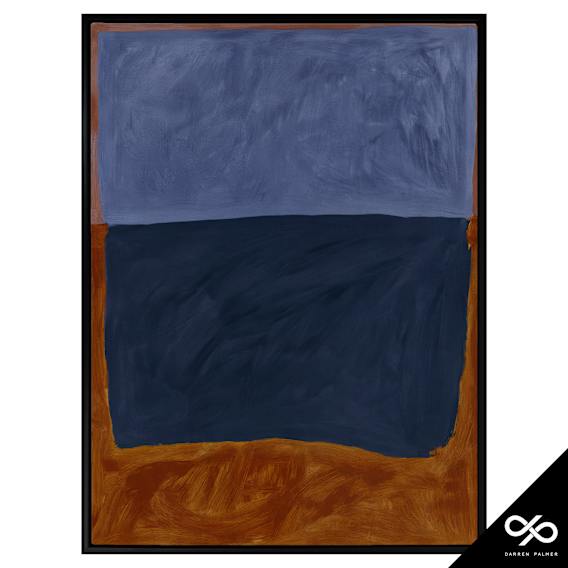 Headland Portrait Box Framed Canvas in 78 x 103cm Black