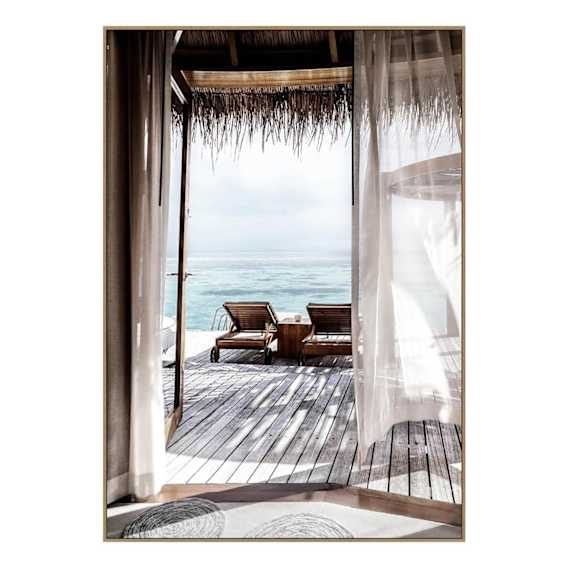 Hideaway Design B Box Framed Canvas in 95x135cm