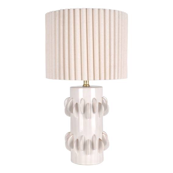 Hiroshi Table Lamp 30x57cm in Ecru