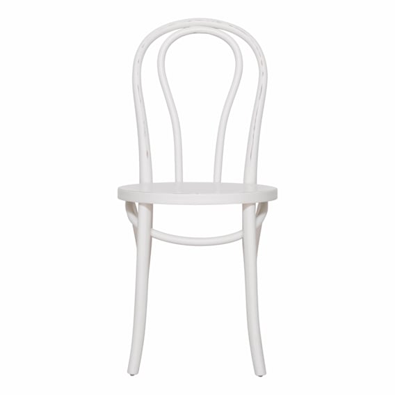 Holland Dining Chair in Rustic Beech White