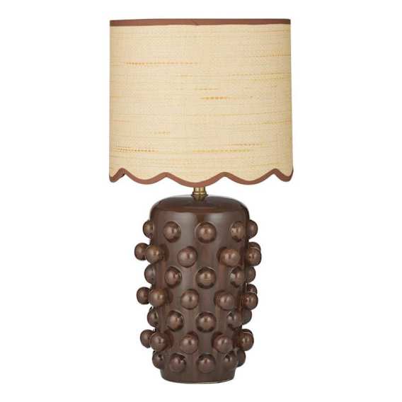 Hopper Table Lamp 30.5x57.5cm in Cocoa