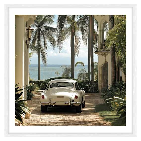 Hugo Lane Framed Print in 84 x 84cm