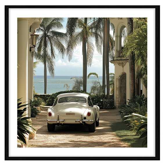 Hugo Lane Framed Print in 60 x 60cm