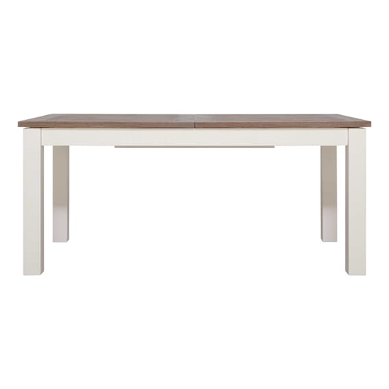 Hyatt Extension Dining Table 180-250cm in Mindi Dark Driftwood / Mangowood Ivory