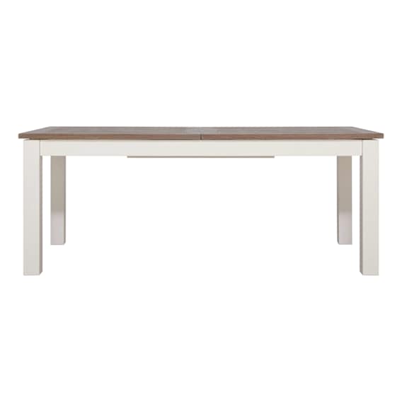 Hyatt Extension Dining Table 220-320cm in Mindi Dark Driftwood / Mangowood Ivory