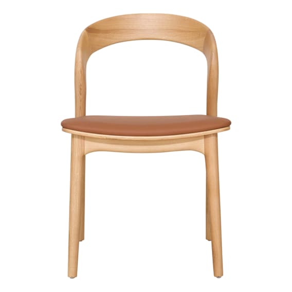 Inca Dining Chair in PU Tan / Ash Natural