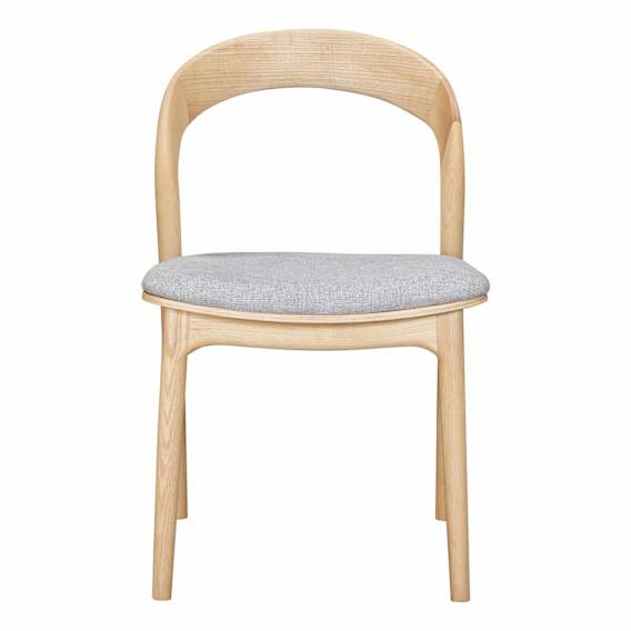 Inca Dining Chair in Belfast Grey / Ash Natural