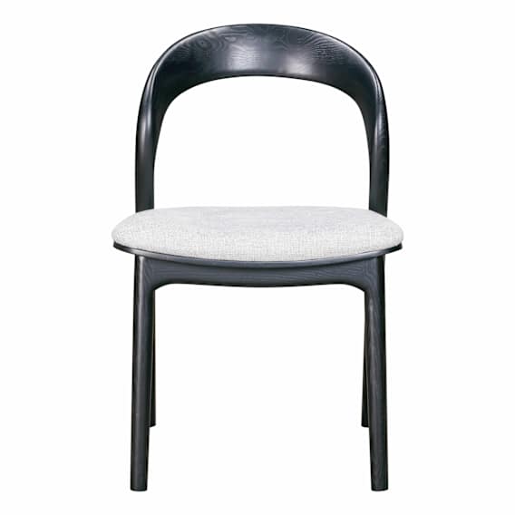 Inca Dining Chair in Belfast Grey / Ash Black