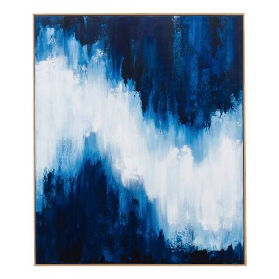 Indigo Light 1 Box Framed Canvas in 125 x 105cm